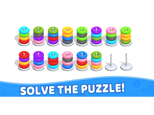 Color Hoop Stack – Puzzle